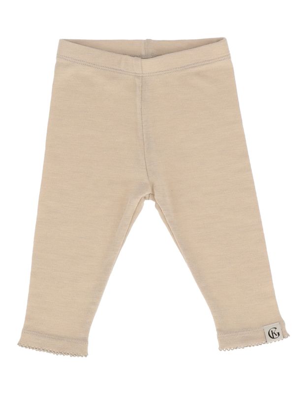 Vakke Babybukse ull - Beige